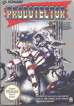 Probotector (Europe) box art